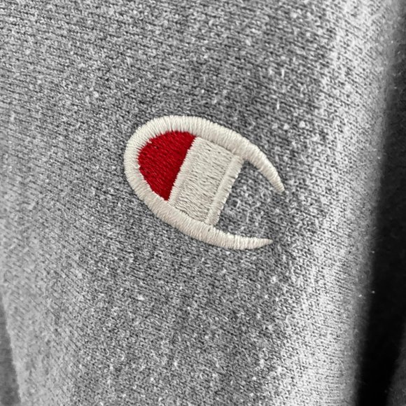 Champion Women's Reverse Weaved Hoodie, Grey, X-Large - Picture 4 of 10